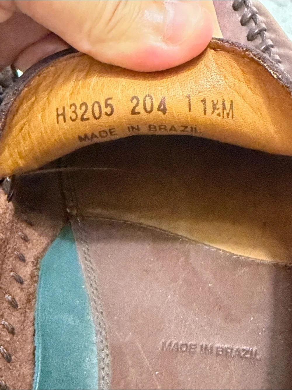 H. S. Trask Brown Leather Moccasin Toe Drivers Men’s Size 11.5